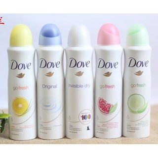 Xịt khử mùi Dove Original 48h 150ml