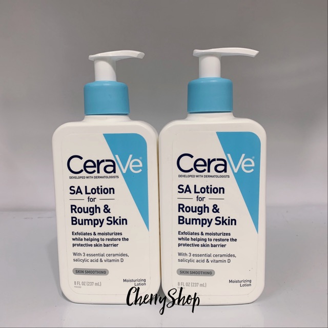 [Hàng USA] Sữa dưỡng ẩm dành cho da khô CeraVe SA Lotion Rough and Bumpy Skin