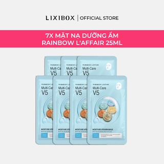 [Gift] Combo 7 Mặt Nạ Dưỡng Ẩm Rainbow L'affair Multi-Care V5 Moisture Vitamin 25ml x 7 Miếng
