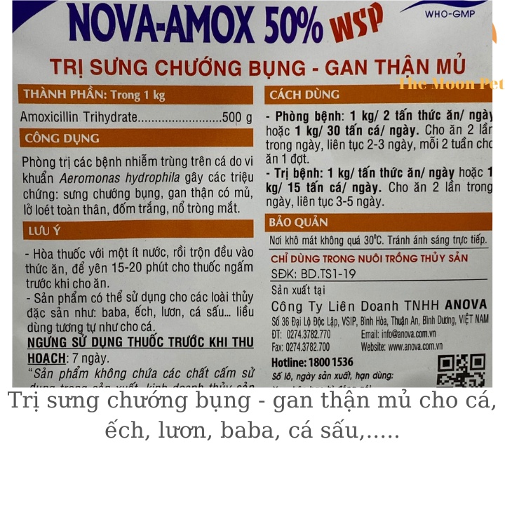 Sản phẩm sưng chướng bụng - gan thận mủ cho cá, ếch, lươn, baba, cá sấu,.....