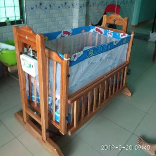 Nôi cũi 5in1(Nôi-Giường -Cụi-Võng-Mùng,quay nôi)