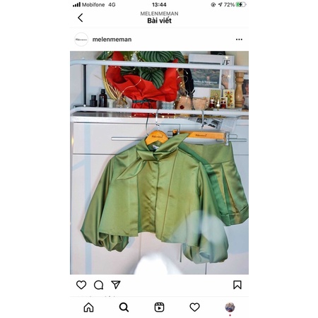 Thanh lý melenmeman olive set xs