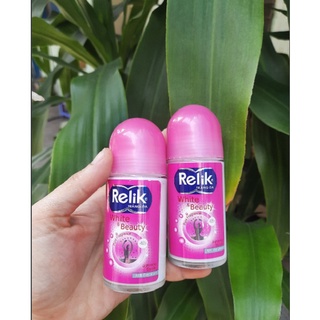 Lăn khử mùi Relik White Beauty - Da Sáng Hồng Khô Thoáng