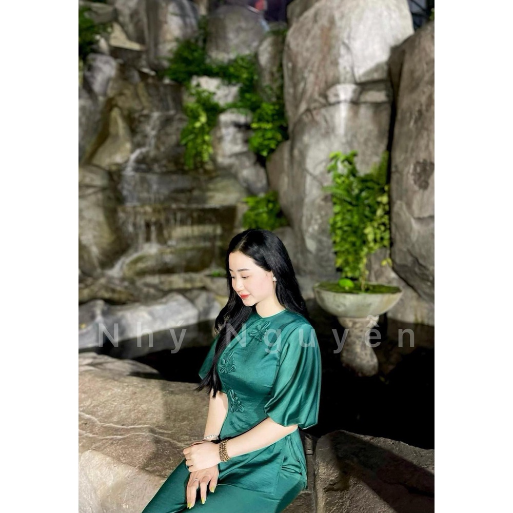 [HÌNH KHÁCH] SET PHẬT TỬ TAY PHỒNG PHỐI NÚT TÀU MÀU XANH