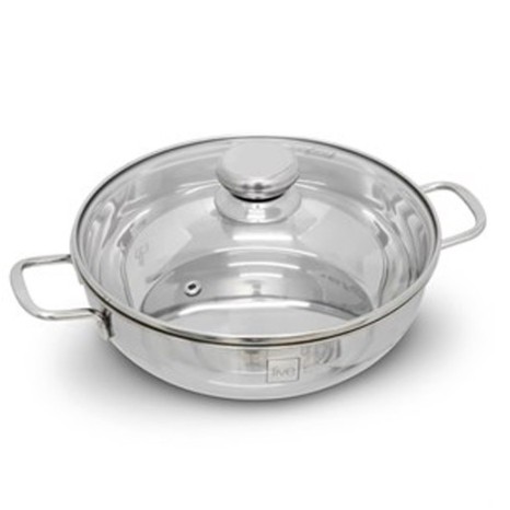 Nồi lẩu inox Fivestar 3 đáy đun từ size 24/26/28-inox 430 [ BẢO HÀNH 1 NĂM]