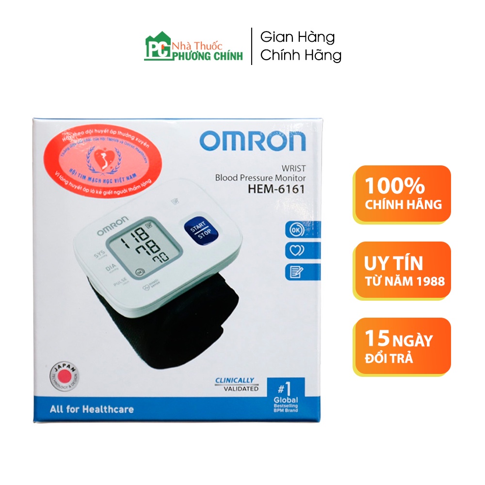 Máy Đo Huyết Áp Omron HEM 6161 - Dễ Sử Dụng, Kết Quả Chính Xác Với Công Nghệ Nhật Bản