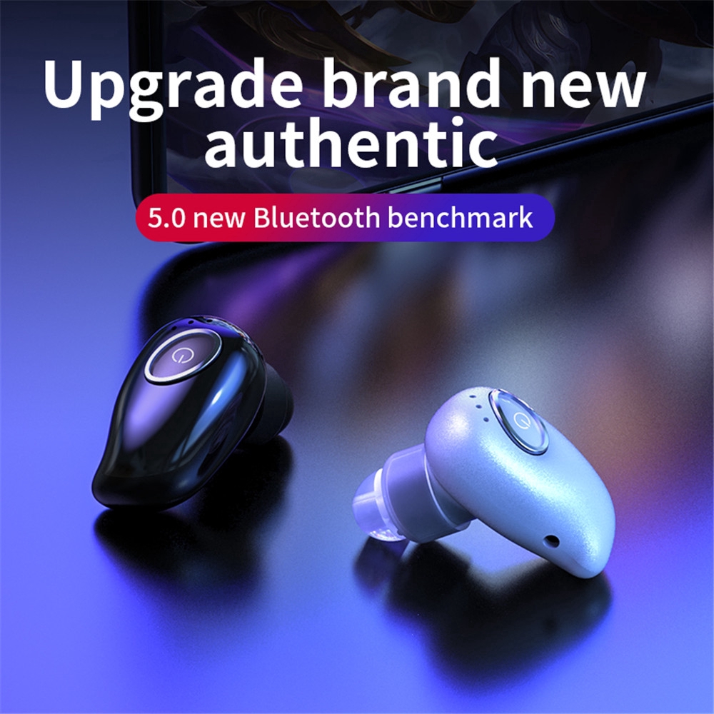 Tai nghe nhét tai Bluetooth 5.0 V21 tích hợp Microphone