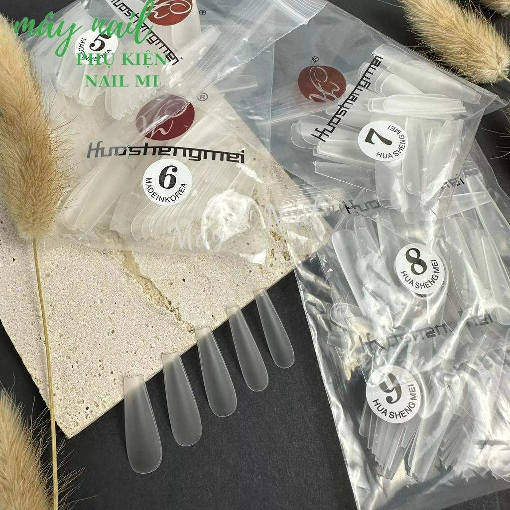 Móng úp lẻ size fom thang trong nhám