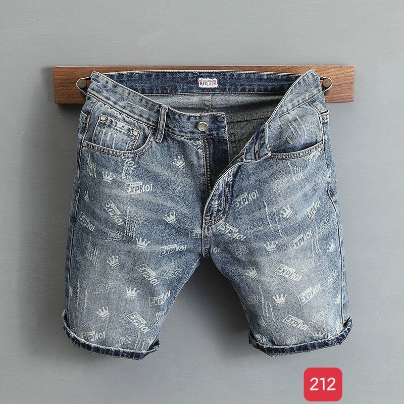Quần Sọt Jean Nam màu Xanh, Quần Đùi Nam Chất Jean co giãn thời trang cao cấp MuradFashion ms1830 | BigBuy360 - bigbuy360.vn
