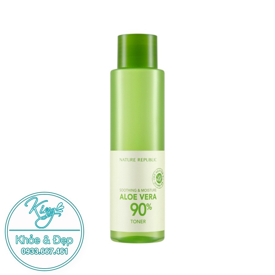 Nước Hoa Hồng Nature Republic Aloe Vera 90% Toner