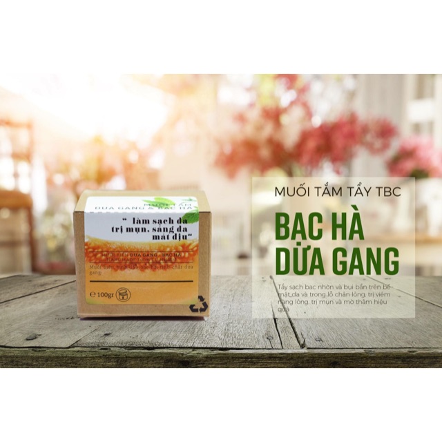 MUỐI TẮM TẨY TBC DƯA GANG BẠC HÀ