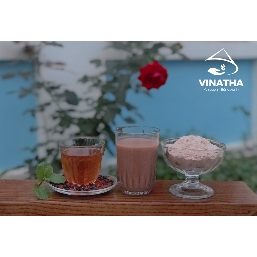 Combo Bột gạo lứt thực dưỡng (21 túi nhỏ 40g) + Trà gạo lứt VINATHA (10 túi nhỏ 50g) -Tiêu mỡ, đẹp da cải thiện sức khỏe | BigBuy360 - bigbuy360.vn