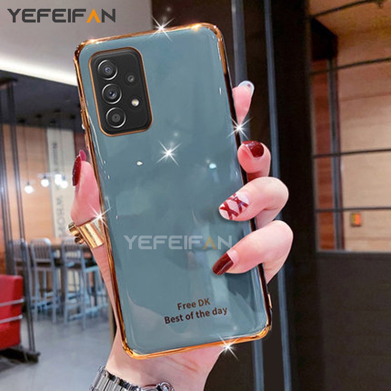 Ốp điện thoại cho Samsung Galaxy A72 A42 A32 5G A41 A30 A21 A21S A10 A10S TPU mạ điện