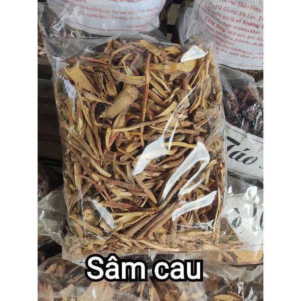 ☑️1kg SÂM CAU KHÔ NGÂM RƯỢ.U BỔ TH.ẬN TRÁNG DƯƠNG Sâm tiên mao hàng rừng sắt lát
