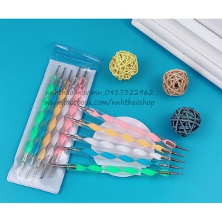 Bộ cọ bi 5 cây tạo hình đất sét