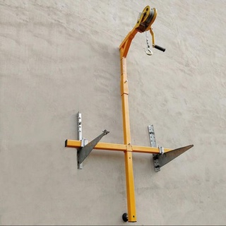 Tời nâng hạ điều hòa[Bộ đầy đủ khung lắp ghép+tời quay+dây cáp+móc treo+dây đai]