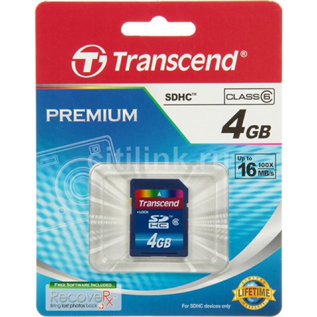 Nơi☋Thẻ Nhớ SDHC 4GB Transcend C6 - Hàng Rời Không Box | BigBuy360 - bigbuy360.vn
