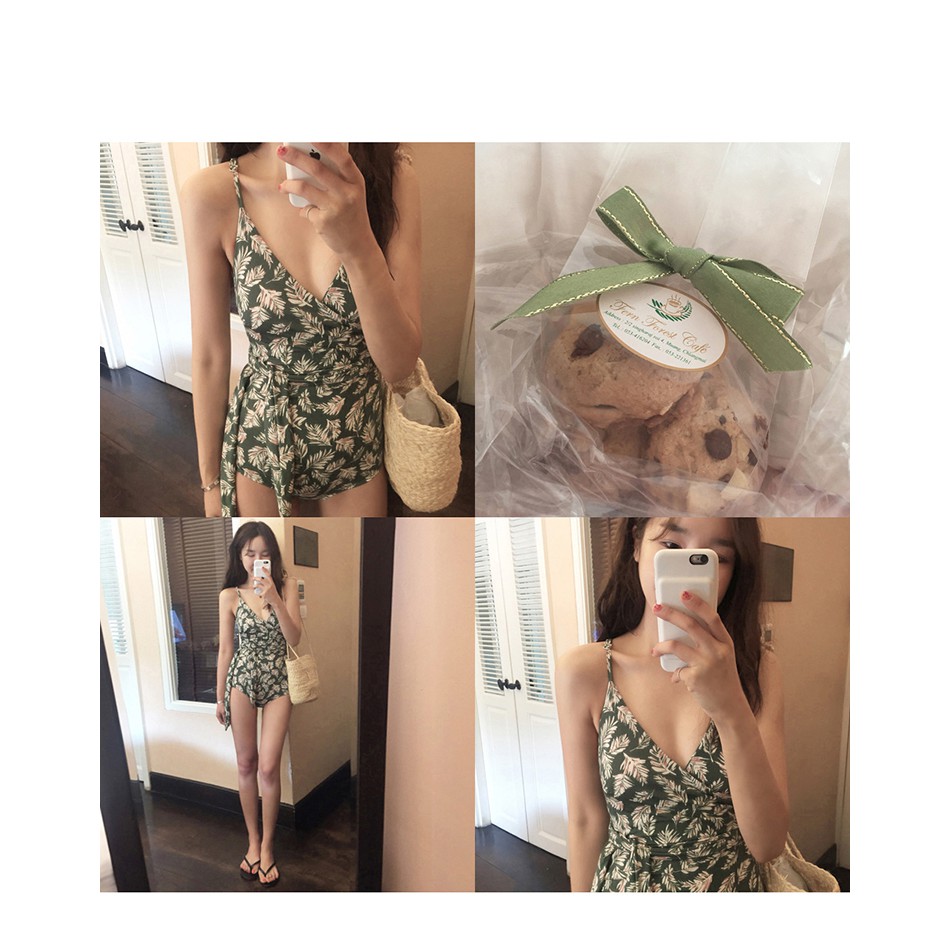 Bikini 1 Mảnh Họa Tiết - T2.21 (Ảnh Thật Ở Cuối) | WebRaoVat - webraovat.net.vn