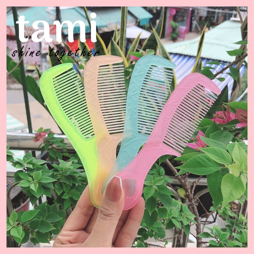 Lược chải tóc màu pastel - size nhỏ 14cm