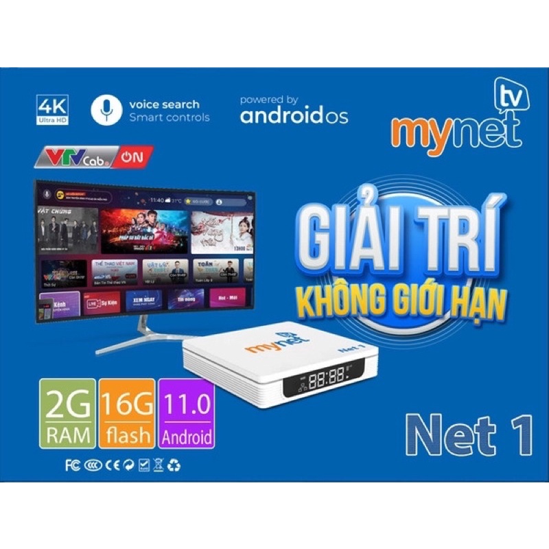 {CHÍNH HÃNG} ANDROID TV BOX MyTV Net 4GB Rom 32G chạy mượt mà