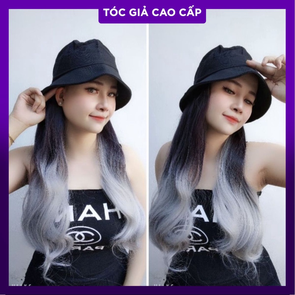 tóc giả mũ vành omprer