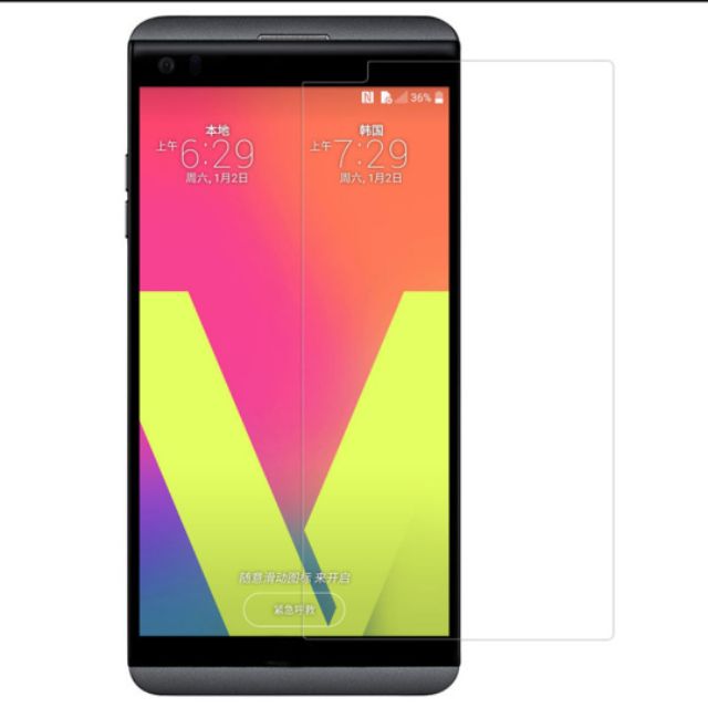 Bộ 3 dán kính cường lực LG V20 - Trong suốt