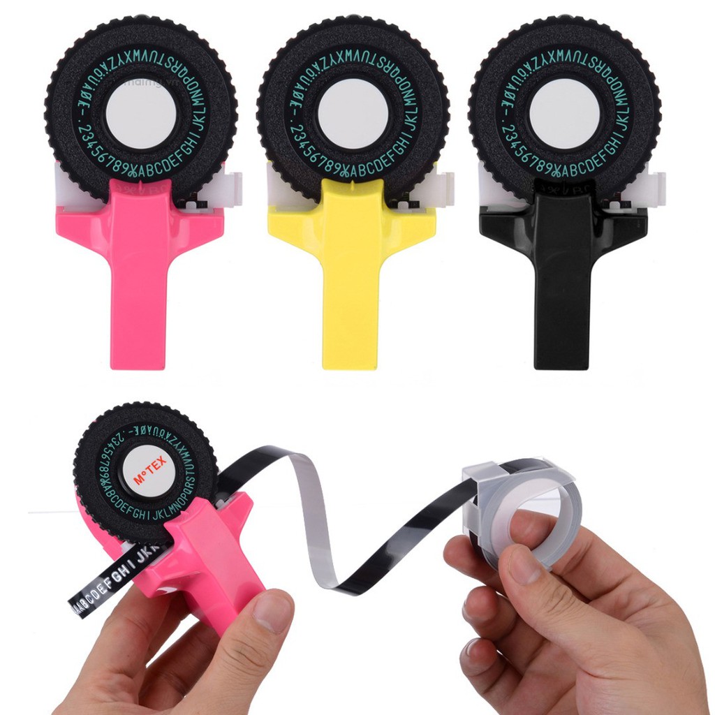 Máy In Dập Nổi Chữ Cái Và Số Kèm Băng Dính Mới