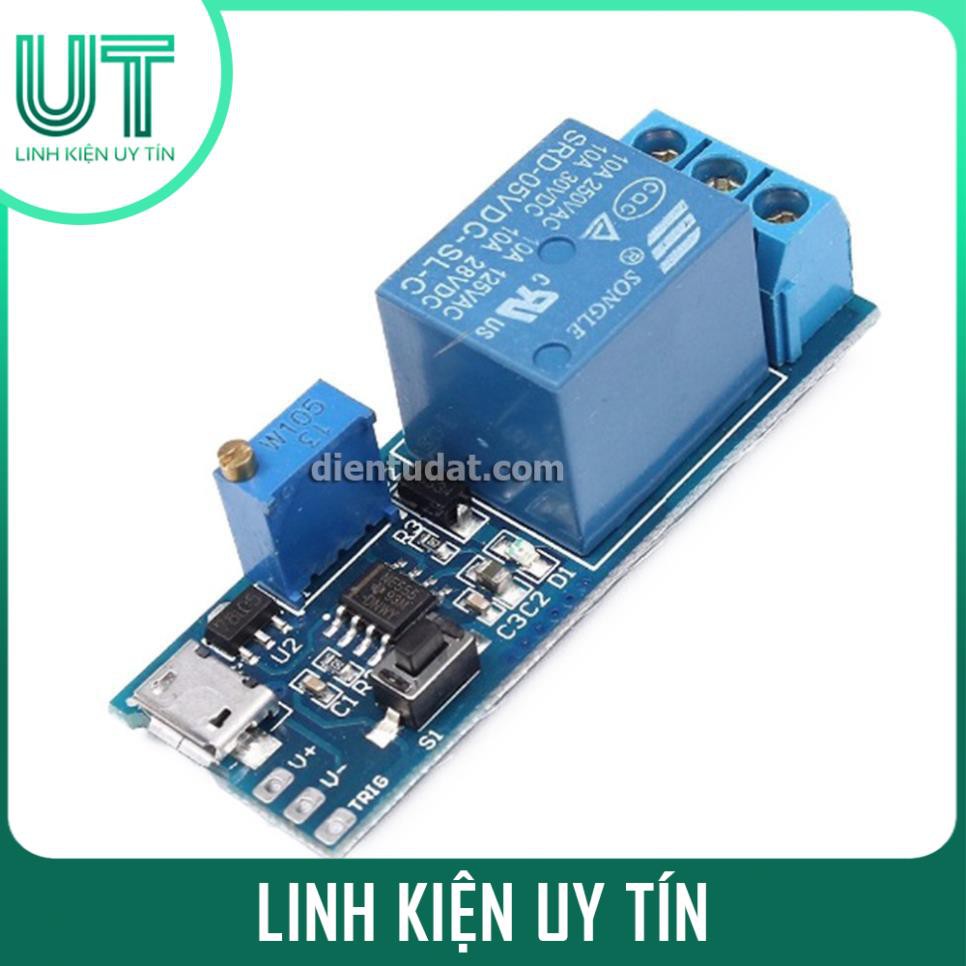 Mạch Kích Tạo Trễ Đóng Ngắt Relay 0-24 Giây, Mạch Trễ XY018