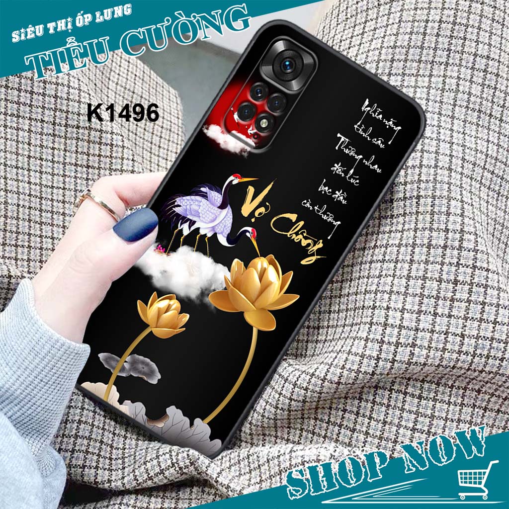 Ốp Xiaomi REDMI NOTE 11 / 11S 4G in hình thời trang thư pháp RẺ BỀN ĐẸP