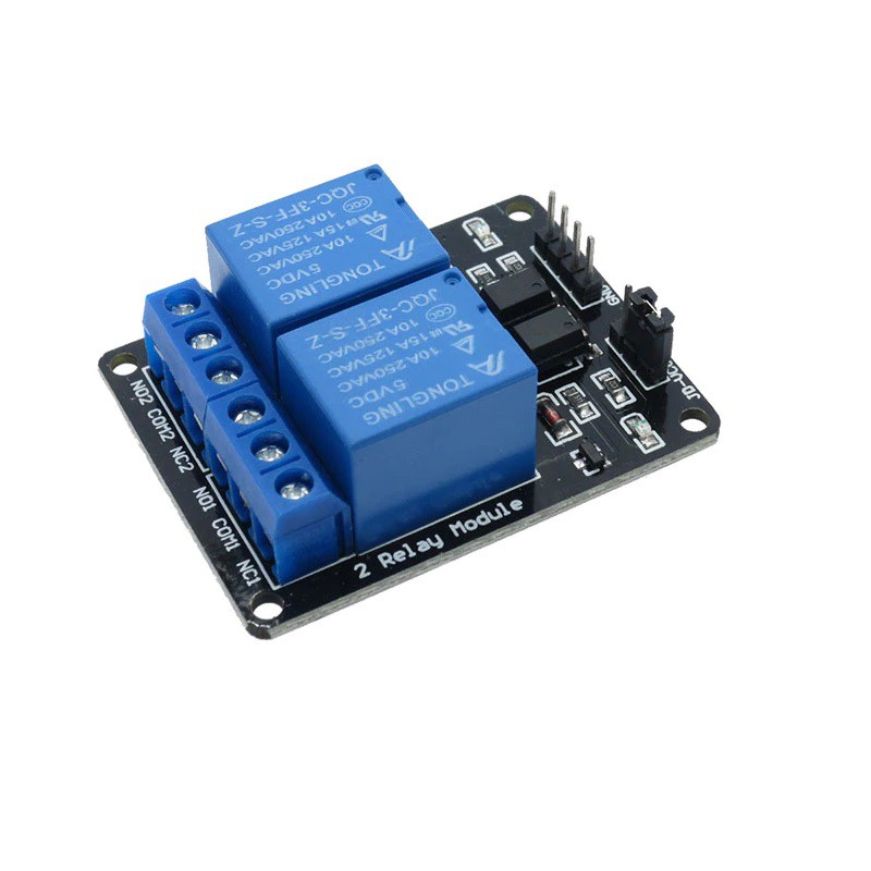 Relay Module với Optocoupler Hỗ Trợ Mức Cao và Thấp Kích Hoạt đối với Arduino