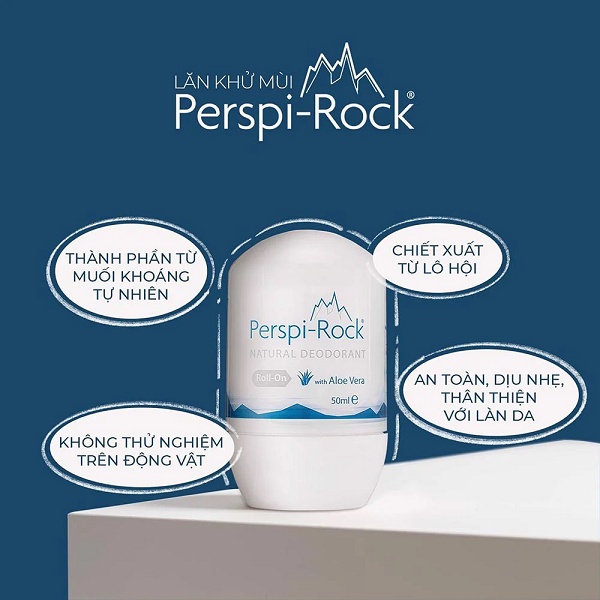 Lăn khử mùi, kiềm mồ hôi hiệu quả Perspi Deodorant 50ml