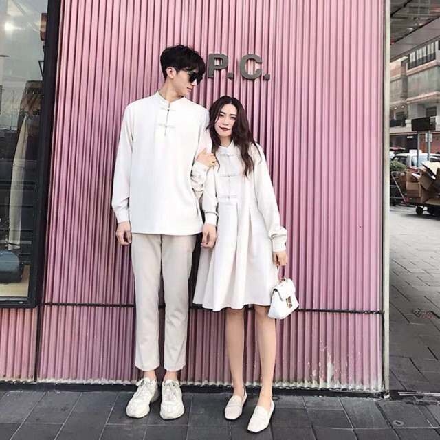 [ CÓ SẴN ] ĐỒ ĐÔI, SƠ MI NAM + VÁY NỮ ( kèm ảnh feedback của KH )