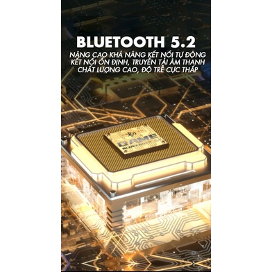 Tai nghe bluetooth 5.2 gaming Q33 tai phone không dây nghe nhạc nhét tai thể thao chơi game không độ trễ chống ồn