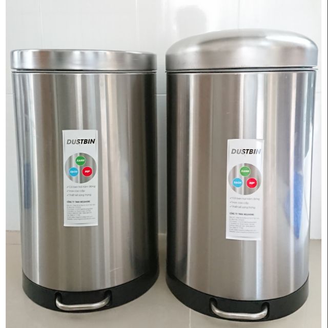 Thùng rác inox 20 Lít MegaHome VN