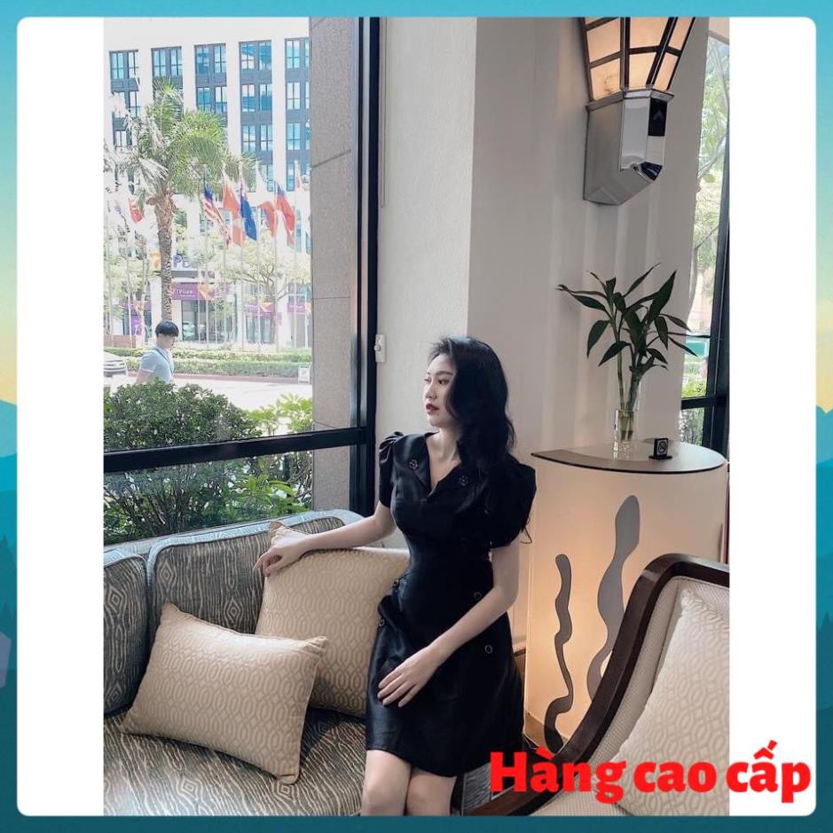 (Hàng cao cấp) Đầm dạo phố dáng xòe cổ V - Bee Dress