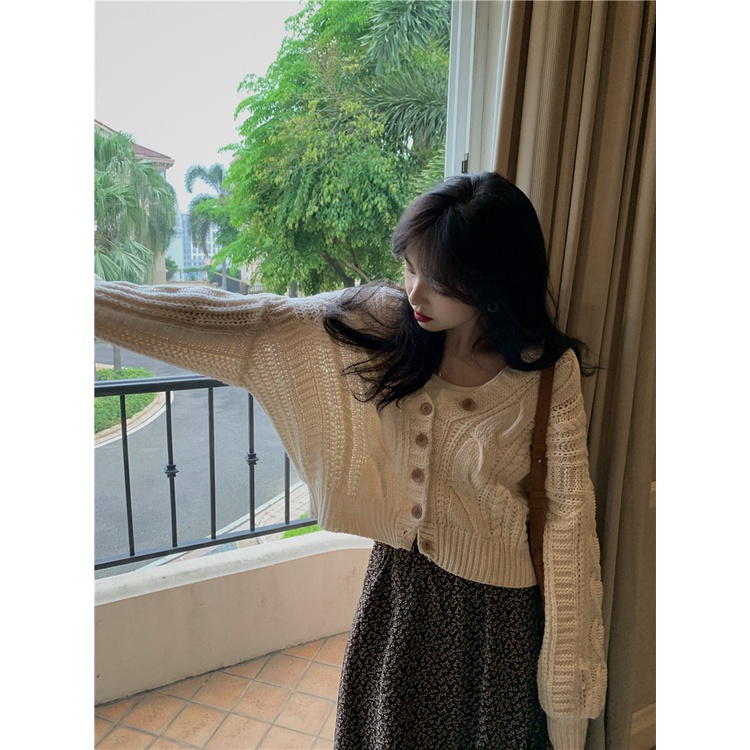 Áo khoác len Quảng Châu form rộng tay cánh dơi