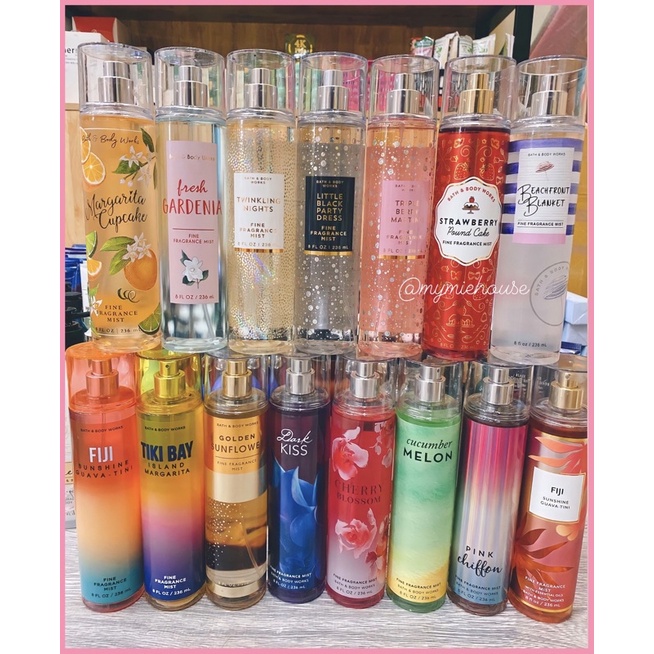 NƯỚC HOA TOÀN THÂN BATH AND BODY WORKS BODY MIST | Thế Giới Skin Care