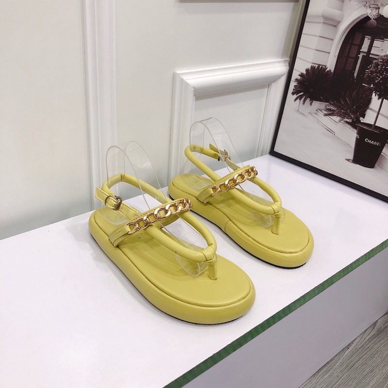 Giày Sandal Nữ Đế Xuồng Quai Xích Xỏ Ngón Cao 3P Đẹp Rẻ Thời Trang SD-0313