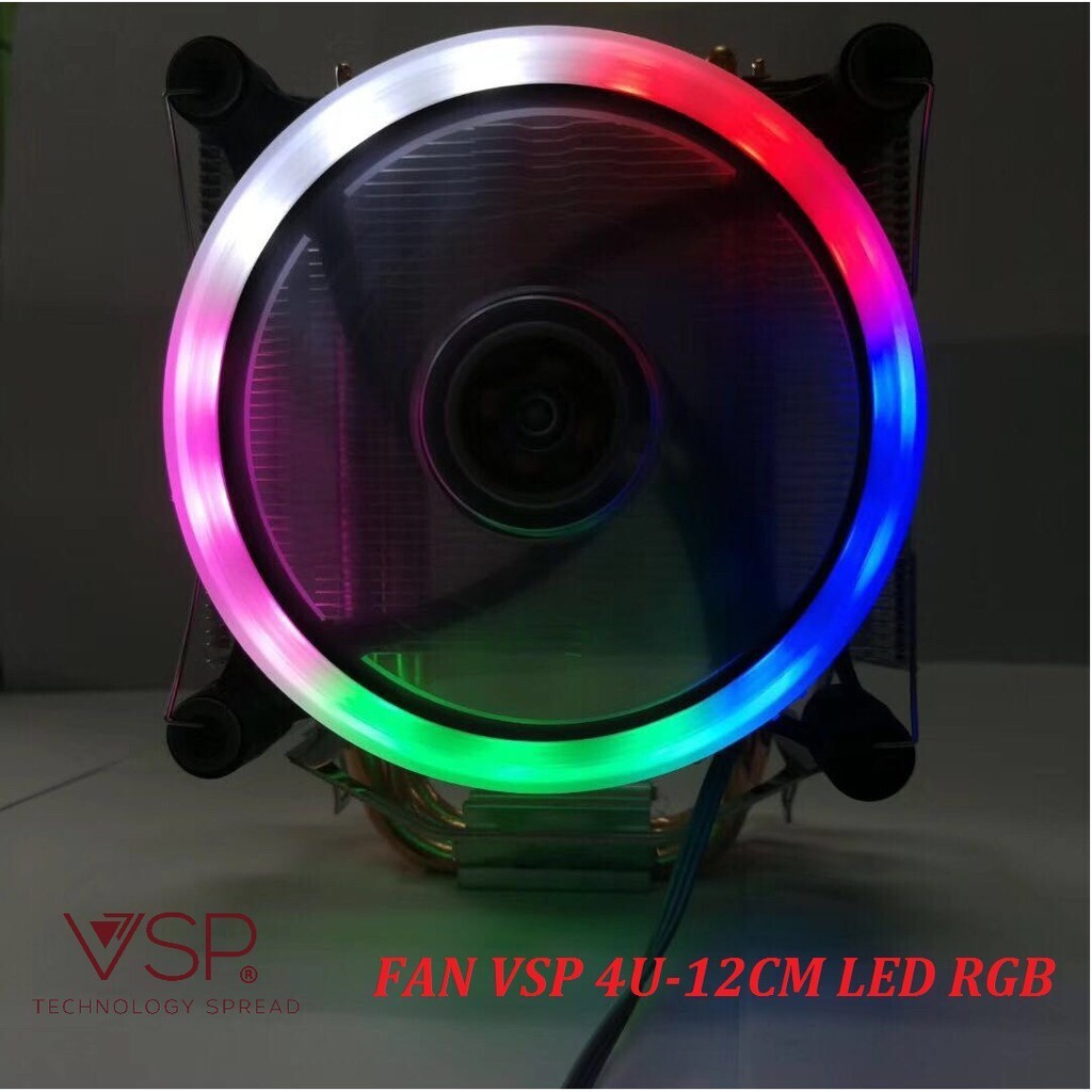 FAN CASE VSP 12CM LED SINGLE CIRCLE