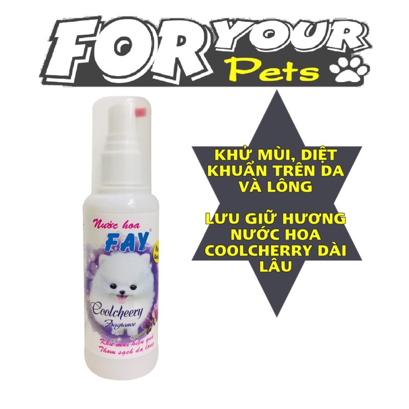 NƯỚC HOA CHO CHÓ MÈO HƯƠNG ENROSELY 90ML - FAY ENROSELY 90ML