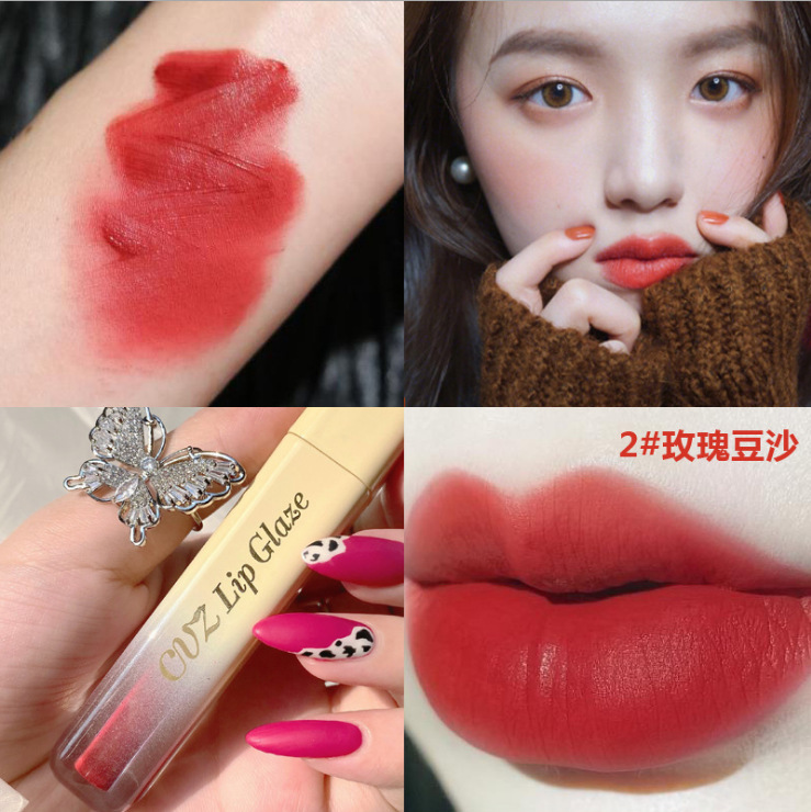 Son môi Cvz mượt như nhung không dính cốc giữ ẩm | BigBuy360 - bigbuy360.vn