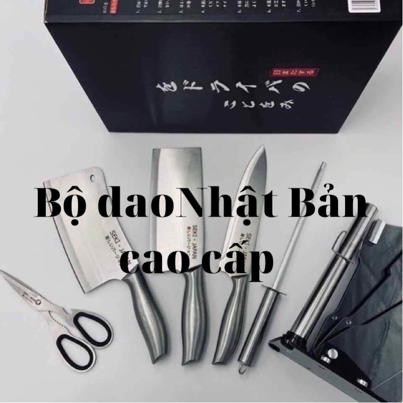 Bộ dao kéo  Nhật Bản , sét dao 6 món thép Nhật Bản chống gỉ