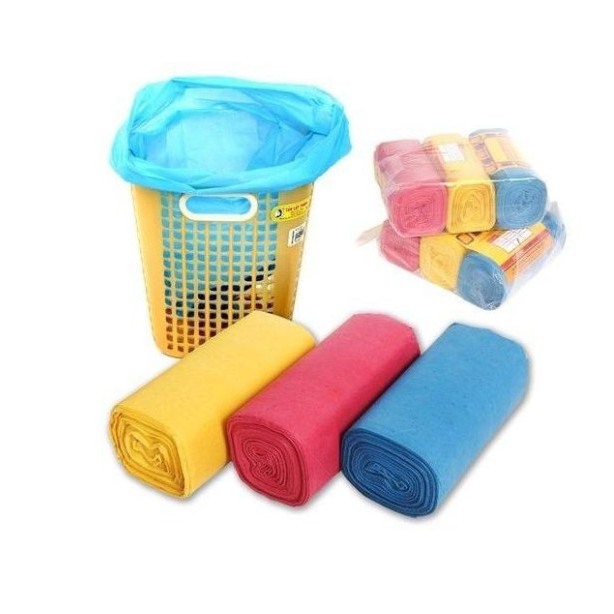Túi rác đựng rác  tự phân hủy 3 màu - 1 kg / túi gồm 3 cuộn size 55*65 có xuất hóa đơn VAT