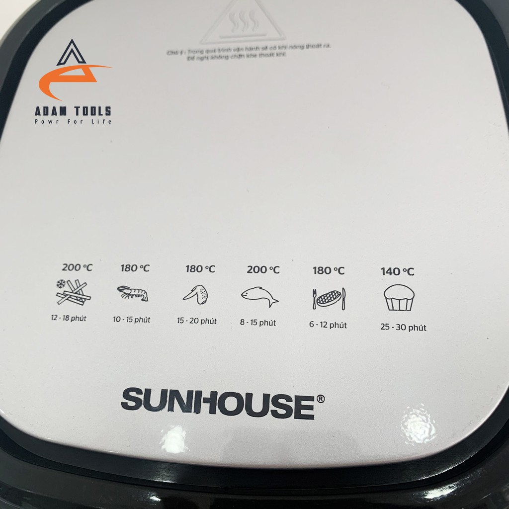 Nồi chiên không dầu Sunhouse SHD4025B - 3 Lít Bảo hành 12 tháng
