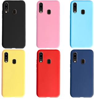 Ốp điện thoại bằng silicon mềm màu kẹo cho SAMSUNG GALAXY A20 A205F SM-A205F