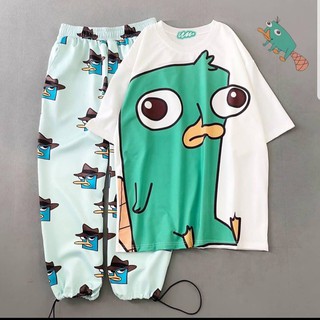 Set áo quần thú mỏ vịt Perry unisex