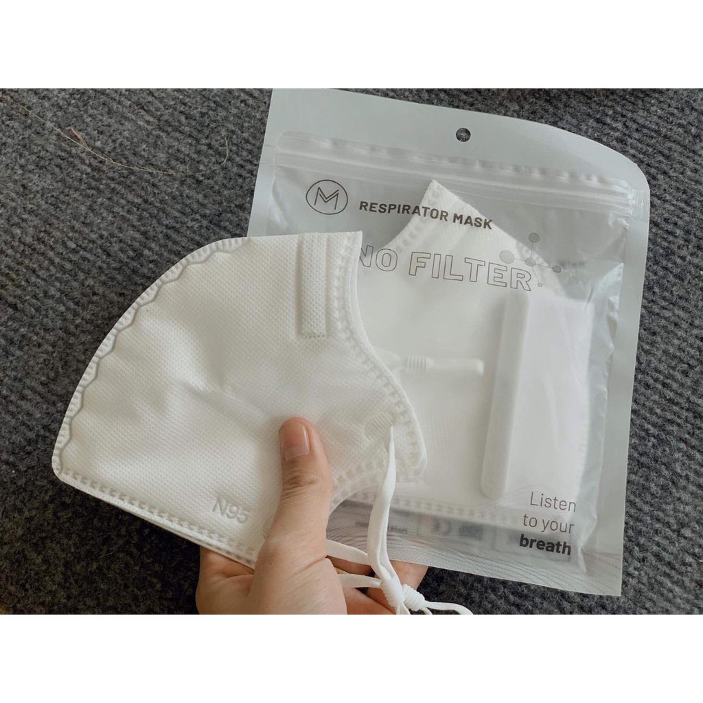 Khẩu trang y tế 3D vải kháng khuẩn 6 lớp chống bụi cao cấp lọc bụi mịn có thể dùng cho bé Mian Mart