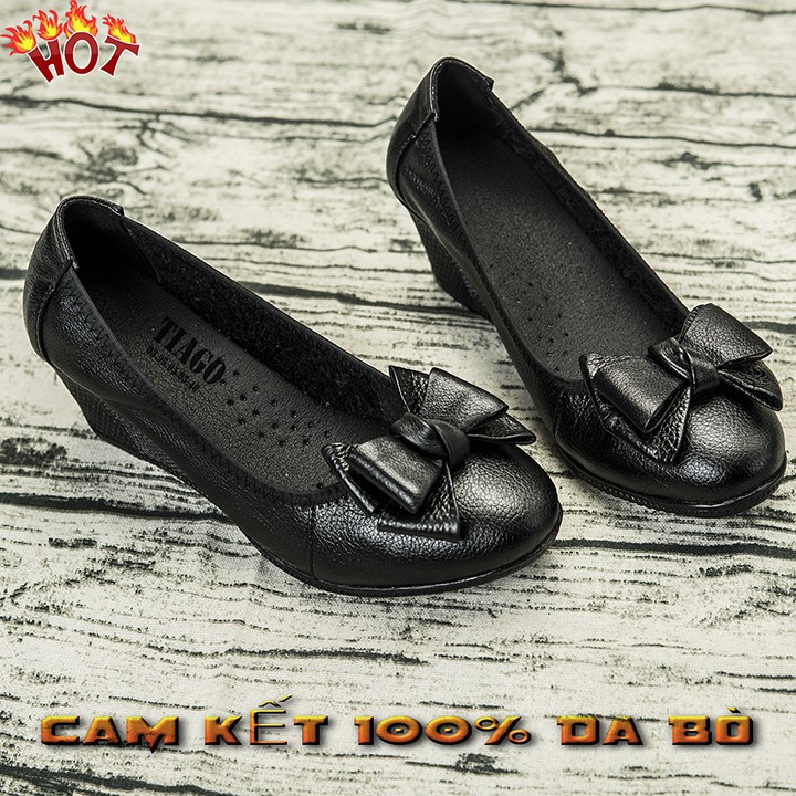 GIÀY NỮ ĐẾ XUỒNG 6CM BẢO HÀNH 12 THÁNG