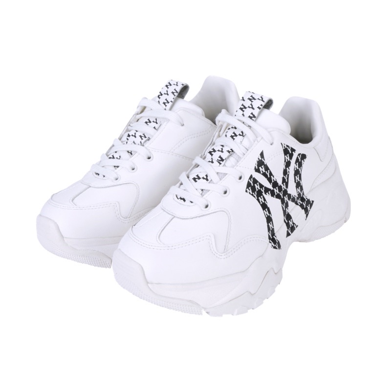 [CHÍNH HÃNG] Giày thể thao Sneaker MLB Big Ball Chunky Monogram logo NY đen