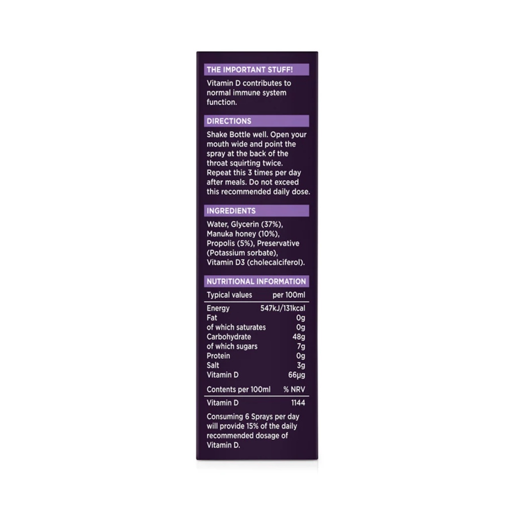 Xịt keo ong Manuka Doctor Propolis & Manuka Honey 20ml